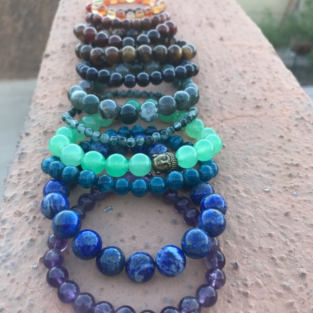 Bring Positive Energy & Healing, 10 Bracelet Set - Picture 2 of 4